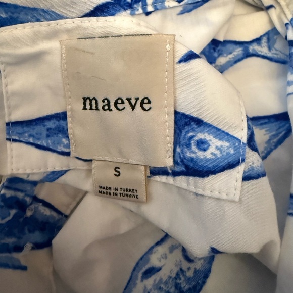 Maeve Bettina Tiered Shirt Dress – Size Small 100% cotton. A few faint stains - Picture 8 of 15